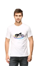 Round Neck Half Sleeve Printed Tshart for Mens