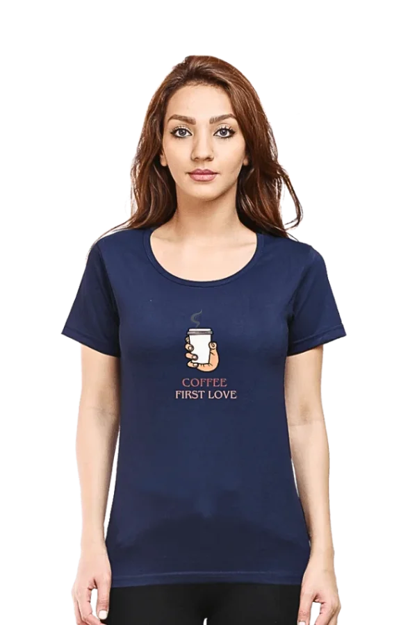 Classic Female Half Sleeve Round Neck Tops