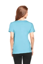 Half Sleeve Round Neck Cotton T-shirt for Women - Image 2