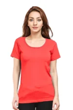 Female Round Neck Half Sleeve Classic Multicolore T-shart