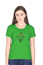 Womens Round Neck Half Sleeve Classic Top