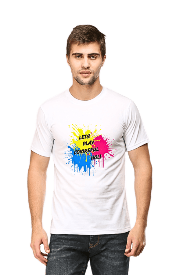 Holi Printed T shirt for Mens