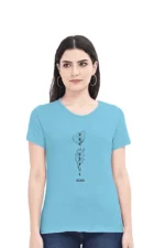 Round Neck Half Sleeve T-shart for Femal