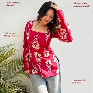 Beautiful trendy hot short kurti