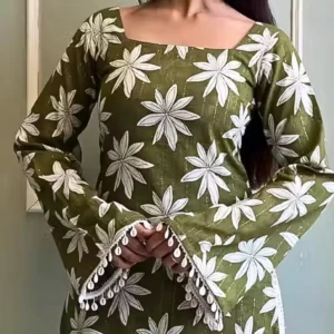 Green divines kurti top