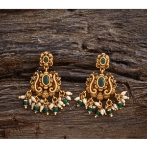 Oxidized Temple Traditional Gold Lookalike Jewellery earrings for women